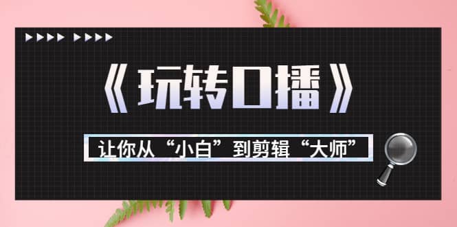 月营业额700万+大佬教您《玩转口播》让你从“小白”到剪辑“大师”瀚萌资源网-网赚网-网赚项目网-虚拟资源网-国学资源网-易学资源网-本站有全网最新网赚项目-易学课程资源-中医课程资源的在线下载网站！瀚萌资源网