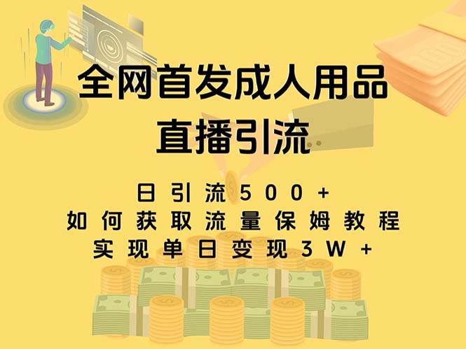 最新全网独创首发，成人用品直播引流获客暴力玩法，单日变现3w保姆级教程瀚萌资源网-网赚网-网赚项目网-虚拟资源网-国学资源网-易学资源网-本站有全网最新网赚项目-易学课程资源-中医课程资源的在线下载网站！瀚萌资源网