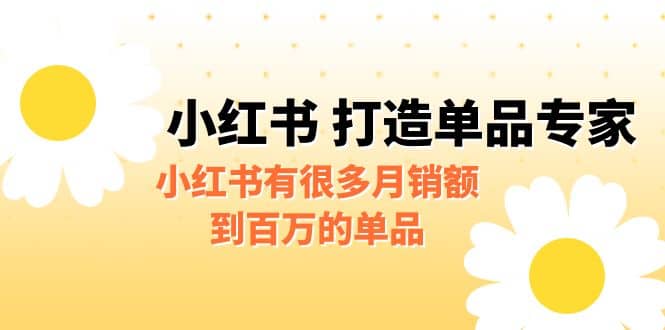 某公众号付费文章《小红书 打造单品专家》小红书有很多月销额到百万的单品瀚萌资源网-网赚网-网赚项目网-虚拟资源网-国学资源网-易学资源网-本站有全网最新网赚项目-易学课程资源-中医课程资源的在线下载网站！瀚萌资源网