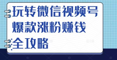 玩转微信视频号爆款涨粉赚钱全攻略，让你快速抓住流量风口，收获红利财富瀚萌资源网-网赚网-网赚项目网-虚拟资源网-国学资源网-易学资源网-本站有全网最新网赚项目-易学课程资源-中医课程资源的在线下载网站！瀚萌资源网