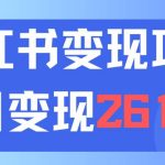 利用小红书卖资料单日引流150人当日变现2610元小白可实操（教程+资料）瀚萌资源网-网赚网-网赚项目网-虚拟资源网-国学资源网-易学资源网-本站有全网最新网赚项目-易学课程资源-中医课程资源的在线下载网站！瀚萌资源网