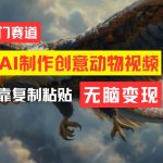 教你免费制作吸睛动物合成视频，轻松月入过万！瀚萌资源网-网赚网-网赚项目网-虚拟资源网-国学资源网-易学资源网-本站有全网最新网赚项目-易学课程资源-中医课程资源的在线下载网站！瀚萌资源网