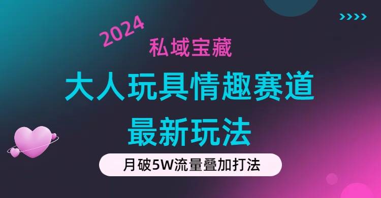 私域宝藏：大人玩具情趣赛道合规新玩法，零投入，私域超高流量成单率高瀚萌资源网-网赚网-网赚项目网-虚拟资源网-国学资源网-易学资源网-本站有全网最新网赚项目-易学课程资源-中医课程资源的在线下载网站！瀚萌资源网