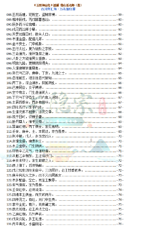 图片[3]瀚萌资源网-网赚网-网赚项目网-虚拟资源网-国学资源网-易学资源网-本站有全网最新网赚项目-易学课程资源-中医课程资源的在线下载网站！《玉照定真经》透解 蓦山溪老师（著）（全册）瀚萌资源网-网赚网-网赚项目网-虚拟资源网-国学资源网-易学资源网-本站有全网最新网赚项目-易学课程资源-中医课程资源的在线下载网站！瀚萌资源网