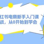 2024小红书电商新手入门课，店群实战，从0开始到学会（31节）瀚萌资源网-网赚网-网赚项目网-虚拟资源网-国学资源网-易学资源网-本站有全网最新网赚项目-易学课程资源-中医课程资源的在线下载网站！瀚萌资源网