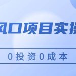 闲鱼风口项目实操手册，0投资0成本，让你做到，月入过万，新手可做瀚萌资源网-网赚网-网赚项目网-虚拟资源网-国学资源网-易学资源网-本站有全网最新网赚项目-易学课程资源-中医课程资源的在线下载网站！瀚萌资源网