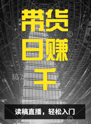 视频号技术直播带货， 会读稿就行，小白日入1000+瀚萌资源网-网赚网-网赚项目网-虚拟资源网-国学资源网-易学资源网-本站有全网最新网赚项目-易学课程资源-中医课程资源的在线下载网站！瀚萌资源网