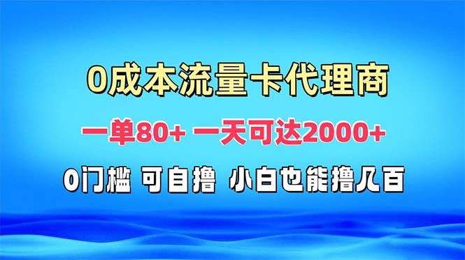 （13391期）免费流量卡代理一单80+ 一天可达2000+瀚萌资源网-网赚网-网赚项目网-虚拟资源网-国学资源网-易学资源网-本站有全网最新网赚项目-易学课程资源-中医课程资源的在线下载网站！瀚萌资源网
