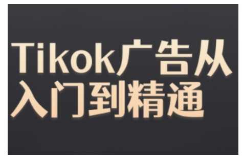 Tiktok Ads实操教程，Tiktok广告从入门到精通瀚萌资源网-网赚网-网赚项目网-虚拟资源网-国学资源网-易学资源网-本站有全网最新网赚项目-易学课程资源-中医课程资源的在线下载网站！瀚萌资源网