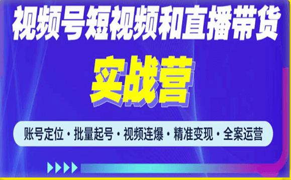 2023最新微信视频号引流和变现全套运营实战课程，小白也能玩转视频号短视频和直播运营瀚萌资源网-网赚网-网赚项目网-虚拟资源网-国学资源网-易学资源网-本站有全网最新网赚项目-易学课程资源-中医课程资源的在线下载网站！瀚萌资源网