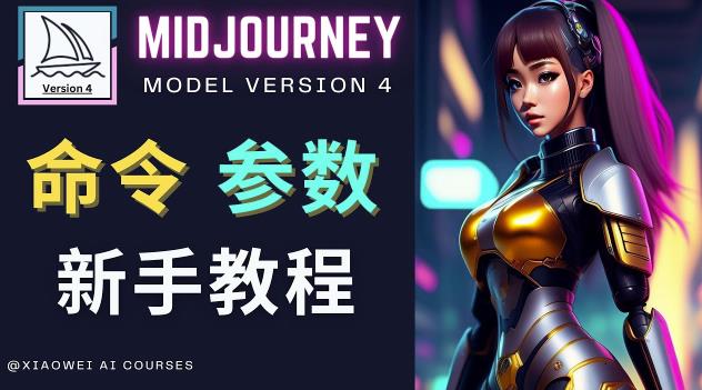 Midjourney新手入门教程，轻松创作顶级图像，命令参数-新手教程瀚萌资源网-网赚网-网赚项目网-虚拟资源网-国学资源网-易学资源网-本站有全网最新网赚项目-易学课程资源-中医课程资源的在线下载网站！瀚萌资源网