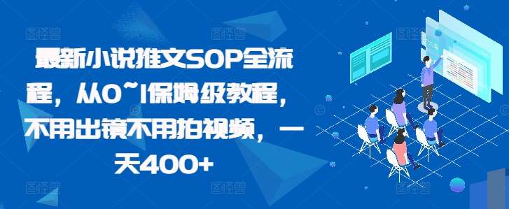 最新小说推文SOP全流程，从0~1保姆级教程，不用出镜不用拍视频，一天400+-瀚萌资源网-网赚网-网赚项目网-虚拟资源网-国学资源网-易学资源网-本站有全网最新网赚项目-易学课程资源-中医课程资源的在线下载网站！瀚萌资源网