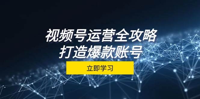 （12912期）视频号运营全攻略，从定位到成交一站式学习，视频号核心秘诀，打造爆款…-瀚萌资源网-网赚网-网赚项目网-虚拟资源网-国学资源网-易学资源网-本站有全网最新网赚项目-易学课程资源-中医课程资源的在线下载网站！瀚萌资源网