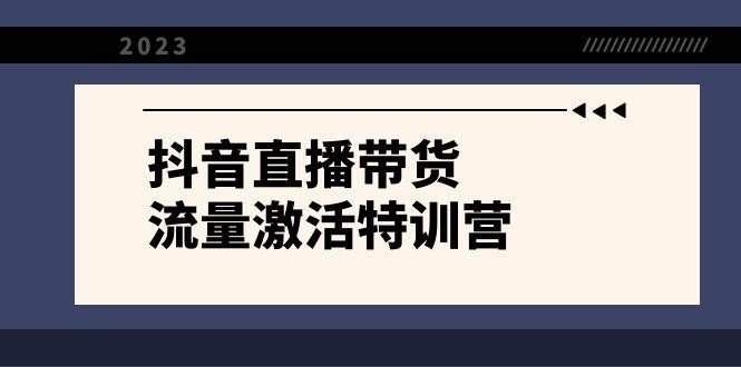 （8185期）抖音直播带货-流量激活特训营，入行新手小白主播必学（21节课+资料）-瀚萌资源网-网赚网-网赚项目网-虚拟资源网-国学资源网-易学资源网-本站有全网最新网赚项目-易学课程资源-中医课程资源的在线下载网站！瀚萌资源网