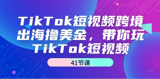 （9155期）TikTok短视频跨境出海撸美金，带你玩TikTok短视频（41节课）瀚萌资源网-网赚网-网赚项目网-虚拟资源网-国学资源网-易学资源网-本站有全网最新网赚项目-易学课程资源-中医课程资源的在线下载网站！瀚萌资源网