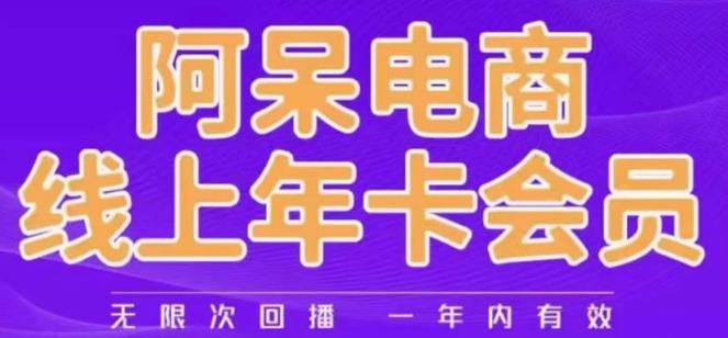 阿呆电商线上年会员，阿呆电商干货分享（更新中）-瀚萌资源网