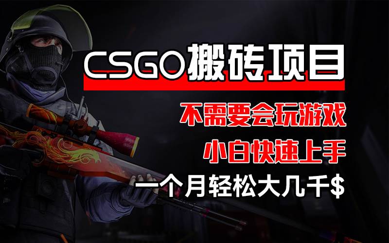 （12332期）CSGO 装备搬砖项目，操作简单，不需要会玩游戏，小白也能快速上手，一…瀚萌资源网-网赚网-网赚项目网-虚拟资源网-国学资源网-易学资源网-本站有全网最新网赚项目-易学课程资源-中医课程资源的在线下载网站！瀚萌资源网