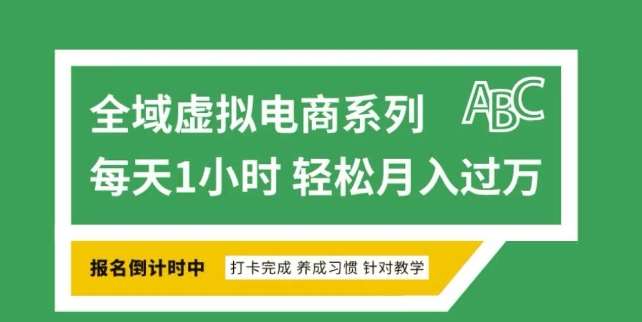 全域虚拟电商变现系列，通过平台出售虚拟电商产品从而获利瀚萌资源网-网赚网-网赚项目网-虚拟资源网-国学资源网-易学资源网-本站有全网最新网赚项目-易学课程资源-中医课程资源的在线下载网站！瀚萌资源网
