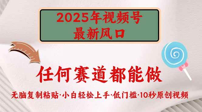 (14453期)2025年视频号新风口,低门槛只需要无脑执行瀚萌资源网-网赚网-网赚项目网-虚拟资源网-国学资源网-易学资源网-本站有全网最新网赚项目-易学课程资源-中医课程资源的在线下载网站!瀚萌资源网