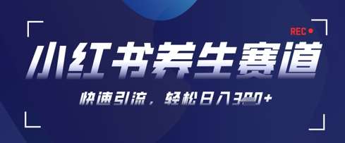 AI+可画生成小红书养生作品，新手暴力起号，矩阵操作，轻松日入3张+瀚萌资源网-网赚网-网赚项目网-虚拟资源网-国学资源网-易学资源网-本站有全网最新网赚项目-易学课程资源-中医课程资源的在线下载网站！瀚萌资源网
