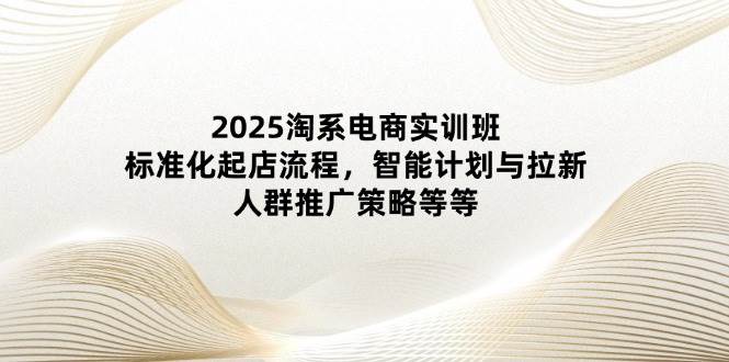 （14522期）2025淘系电商实训班：标准化起店流程，智能计划与拉新，人群推广策略等等瀚萌资源网-网赚网-网赚项目网-虚拟资源网-国学资源网-易学资源网-本站有全网最新网赚项目-易学课程资源-中医课程资源的在线下载网站！瀚萌资源网