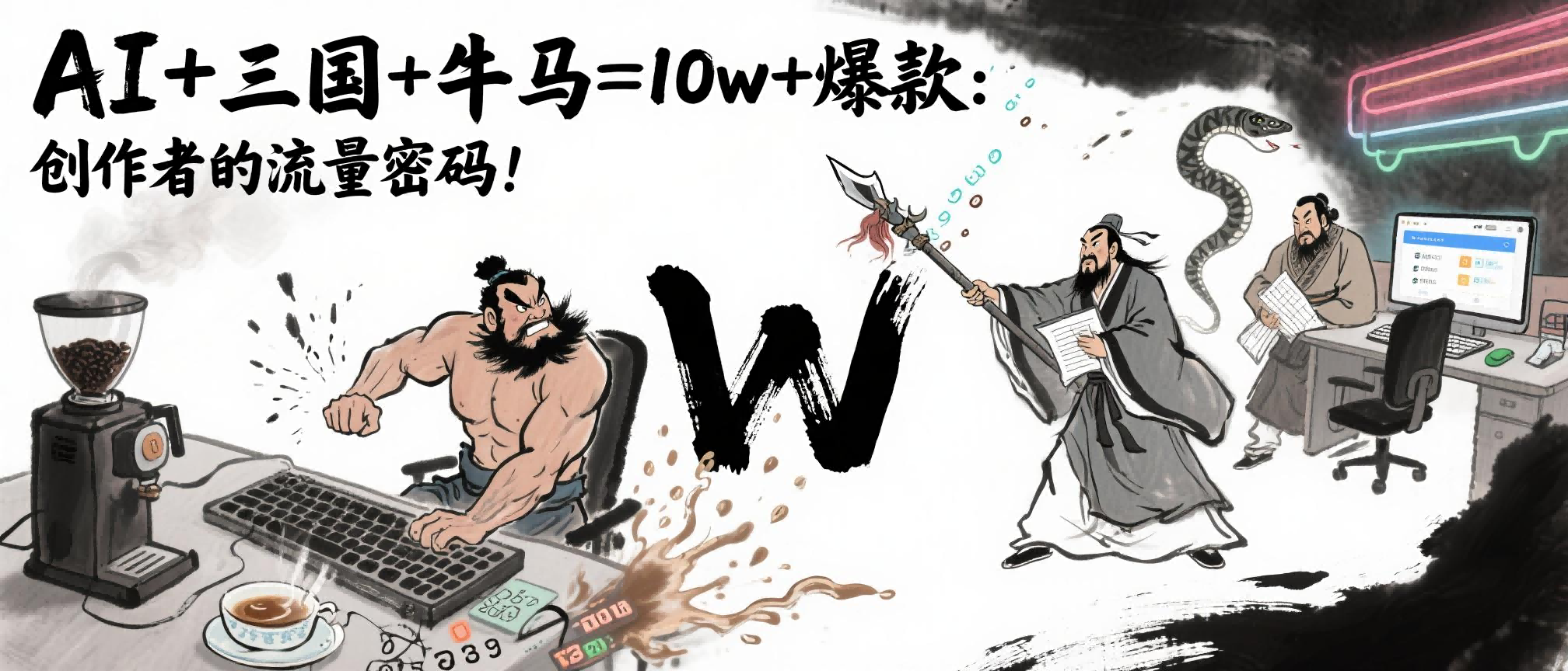 AI+三国+牛马=10w+爆款：创作者的流量密码！瀚萌资源网-网赚网-网赚项目网-虚拟资源网-国学资源网-易学资源网-本站有全网最新网赚项目-易学课程资源-中医课程资源的在线下载网站！瀚萌资源网
