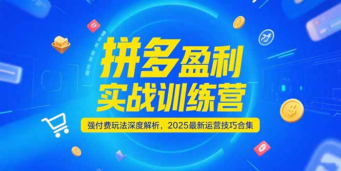 （15183期）拼多多盈利实战训练营，强付费玩法深度解析，2025运营技巧合集-更新6月瀚萌资源网-网赚网-网赚项目网-虚拟资源网-国学资源网-易学资源网-本站有全网最新网赚项目-易学课程资源-中医课程资源的在线下载网站！瀚萌资源网