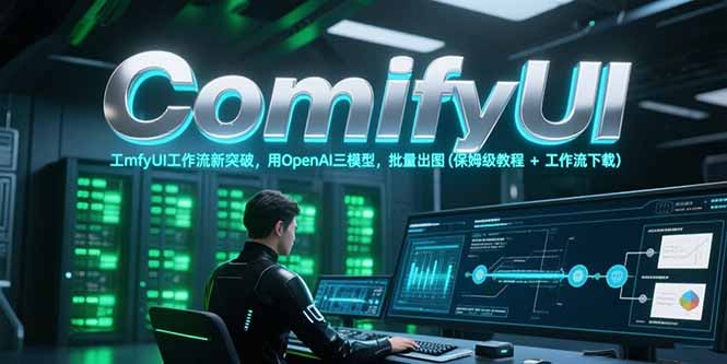 （15191期）ComfyUI工作流新突破，用OpenAI三模型，批量出图(保姆级教程+工作流下载)瀚萌资源网-网赚网-网赚项目网-虚拟资源网-国学资源网-易学资源网-本站有全网最新网赚项目-易学课程资源-中医课程资源的在线下载网站！瀚萌资源网