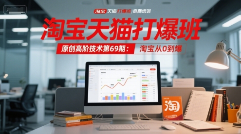 淘宝天猫打爆班原创高阶技术第69期：淘宝从0到爆瀚萌资源网-网赚网-网赚项目网-虚拟资源网-国学资源网-易学资源网-本站有全网最新网赚项目-易学课程资源-中医课程资源的在线下载网站！瀚萌资源网