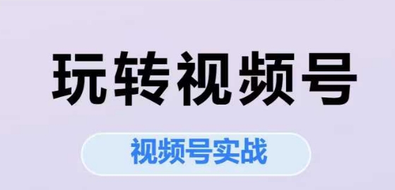 玩转视频号，视频号实战系列课瀚萌资源网-网赚网-网赚项目网-虚拟资源网-国学资源网-易学资源网-本站有全网最新网赚项目-易学课程资源-中医课程资源的在线下载网站！瀚萌资源网