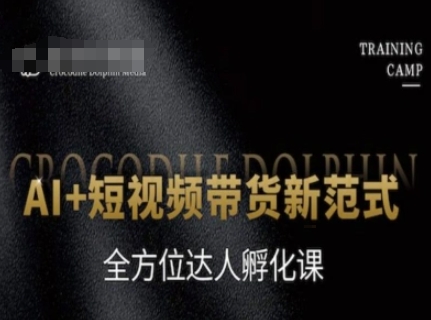 AI+短视频带货新范式，全方位达人孵化课瀚萌资源网-网赚网-网赚项目网-虚拟资源网-国学资源网-易学资源网-本站有全网最新网赚项目-易学课程资源-中医课程资源的在线下载网站！瀚萌资源网