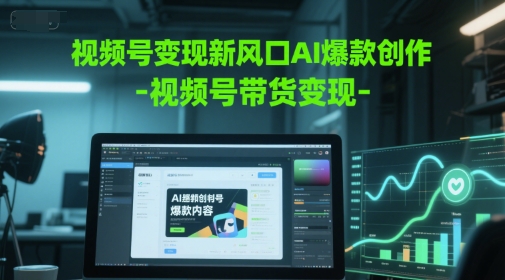 视频号变现新风口AI爆款创作-视频号带货变现瀚萌资源网-网赚网-网赚项目网-虚拟资源网-国学资源网-易学资源网-本站有全网最新网赚项目-易学课程资源-中医课程资源的在线下载网站！瀚萌资源网