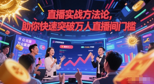 直播实战方法论，助你快速突破万人直播间门槛瀚萌资源网-网赚网-网赚项目网-虚拟资源网-国学资源网-易学资源网-本站有全网最新网赚项目-易学课程资源-中医课程资源的在线下载网站！瀚萌资源网