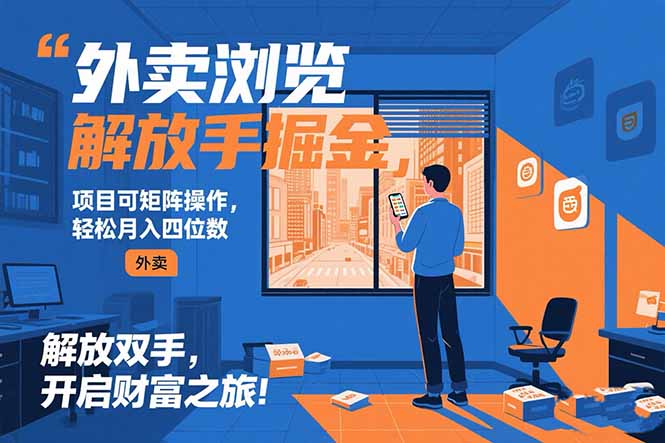 （15440期）外卖浏览掘金项目 可矩阵操作 轻松日入500+瀚萌资源网-网赚网-网赚项目网-虚拟资源网-国学资源网-易学资源网-本站有全网最新网赚项目-易学课程资源-中医课程资源的在线下载网站！瀚萌资源网