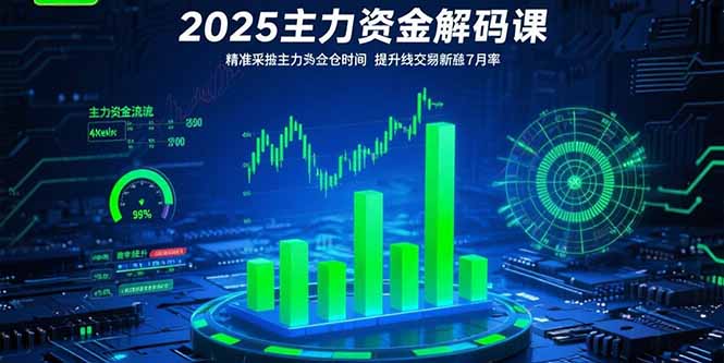 （15511期）2025主力资金解码课：精准捕捉主力建仓时机，提升短线交易胜率(更新7月)瀚萌资源网-网赚网-网赚项目网-虚拟资源网-国学资源网-易学资源网-本站有全网最新网赚项目-易学课程资源-中医课程资源的在线下载网站！瀚萌资源网