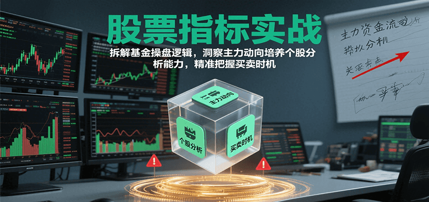 股票指标实战，基金操盘逻辑拆解，洞察主力动向培养个股分析能力把握买卖时机（更新）瀚萌资源网-网赚网-网赚项目网-虚拟资源网-国学资源网-易学资源网-本站有全网最新网赚项目-易学课程资源-中医课程资源的在线下载网站！瀚萌资源网