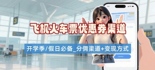 学生党必看!机票火车票优惠券申请渠道 + 项目打法,开学季节日速存瀚萌资源网-网赚网-网赚项目网-虚拟资源网-国学资源网-易学资源网-本站有全网最新网赚项目-易学课程资源-中医课程资源的在线下载网站!瀚萌资源网