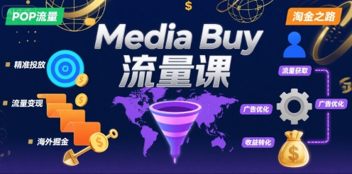 Media Buy之POP流量课，带你开启海外Media Buy淘金之路瀚萌资源网-网赚网-网赚项目网-虚拟资源网-国学资源网-易学资源网-本站有全网最新网赚项目-易学课程资源-中医课程资源的在线下载网站！瀚萌资源网