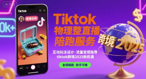 Tiktok物理整蛊直播陪跑服务-tiktok跨境2025瀚萌资源网-网赚网-网赚项目网-虚拟资源网-国学资源网-易学资源网-本站有全网最新网赚项目-易学课程资源-中医课程资源的在线下载网站！瀚萌资源网
