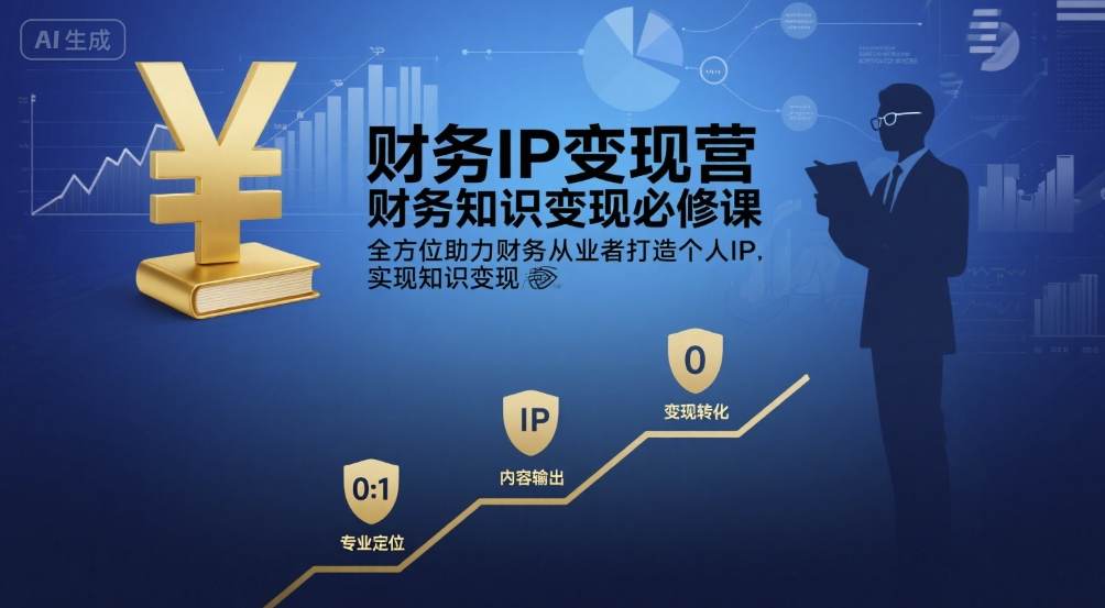 财务IP变现营，财务知识变现必修课，全方位助力财务从业者打造个人IP，实现知识变现瀚萌资源网-网赚网-网赚项目网-虚拟资源网-国学资源网-易学资源网-本站有全网最新网赚项目-易学课程资源-中医课程资源的在线下载网站！瀚萌资源网