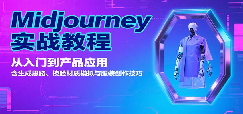 Midjourney实战教程：从入门到产品应用，含生成思路、换脸材质模拟与服装创作技巧瀚萌资源网-网赚网-网赚项目网-虚拟资源网-国学资源网-易学资源网-本站有全网最新网赚项目-易学课程资源-中医课程资源的在线下载网站！瀚萌资源网