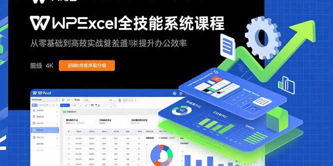 （15873期）WPS Excel全技能系统课程：从零基础到高阶实战全覆盖，全面提升办公效率瀚萌资源网-网赚网-网赚项目网-虚拟资源网-国学资源网-易学资源网-本站有全网最新网赚项目-易学课程资源-中医课程资源的在线下载网站！瀚萌资源网