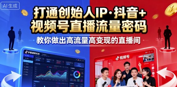 25年直播9-10两期线下课，打通创始人IP，抖音+视频号直播流量密码，教你做出高流量高变现的直播间瀚萌资源网-网赚网-网赚项目网-虚拟资源网-国学资源网-易学资源网-本站有全网最新网赚项目-易学课程资源-中医课程资源的在线下载网站！瀚萌资源网