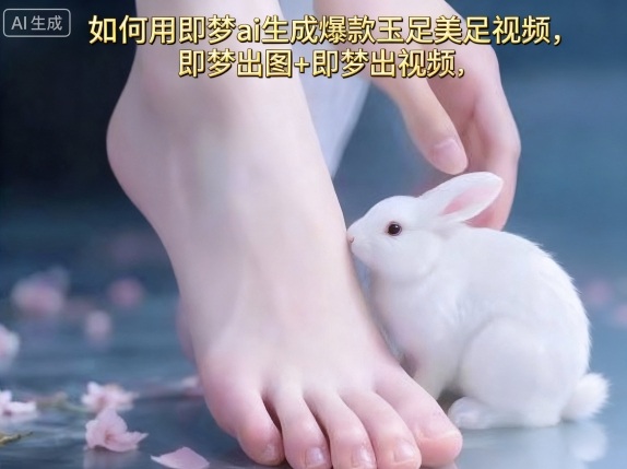 如何用即梦ai生成爆款玉足美足视频，即梦出图+即梦出视频，快速涨粉瀚萌资源网-网赚网-网赚项目网-虚拟资源网-国学资源网-易学资源网-本站有全网最新网赚项目-易学课程资源-中医课程资源的在线下载网站！瀚萌资源网