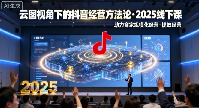云图视角下的抖音经营方法论，2025线下课，助力商家规模化经营，提效经营（录音+字幕）瀚萌资源网-网赚网-网赚项目网-虚拟资源网-国学资源网-易学资源网-本站有全网最新网赚项目-易学课程资源-中医课程资源的在线下载网站！瀚萌资源网