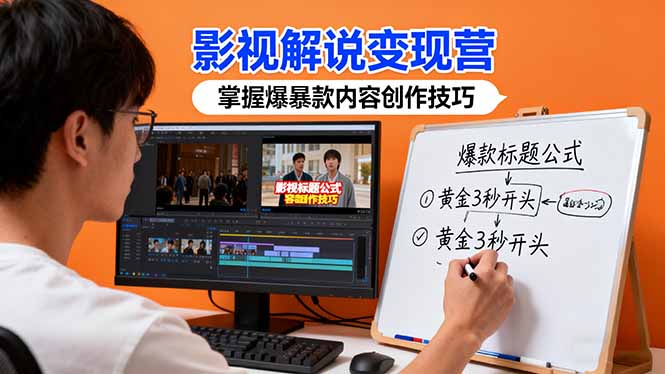 （16348期）影视解说变现营：通过30+实战案例爆款内容创作技巧，掌握影视解说盈利密码瀚萌资源网-网赚网-网赚项目网-虚拟资源网-国学资源网-易学资源网-本站有全网最新网赚项目-易学课程资源-中医课程资源的在线下载网站！瀚萌资源网