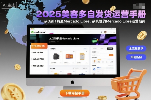 2025美客多自发货运营手册：从0到1精通Mercado Libre，系统性的Mercado Libre运营指南瀚萌资源网-网赚网-网赚项目网-虚拟资源网-国学资源网-易学资源网-本站有全网最新网赚项目-易学课程资源-中医课程资源的在线下载网站！瀚萌资源网