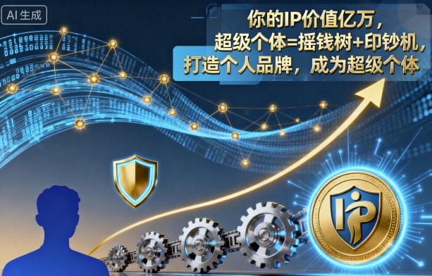 你的IP价值亿万，超级个体=摇钱树+印钞机，打造个人品牌，成为超级个体瀚萌资源网-网赚网-网赚项目网-虚拟资源网-国学资源网-易学资源网-本站有全网最新网赚项目-易学课程资源-中医课程资源的在线下载网站！瀚萌资源网