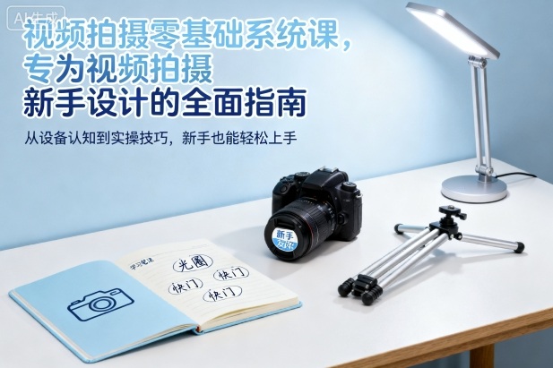 视频拍摄零基础系统课，专为视频拍摄新手设计的全面指南瀚萌资源网-网赚网-网赚项目网-虚拟资源网-国学资源网-易学资源网-本站有全网最新网赚项目-易学课程资源-中医课程资源的在线下载网站！瀚萌资源网
