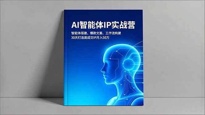 （16689期）AI智能体IP实战营，智能体搭建、爆款文案、工作流构建，30天打造高成交IP月入50万瀚萌资源网-网赚网-网赚项目网-虚拟资源网-国学资源网-易学资源网-本站有全网最新网赚项目-易学课程资源-中医课程资源的在线下载网站！瀚萌资源网